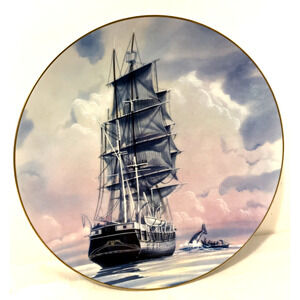 ENTIRE SET Great American Sailing Ship Plates -The Rosenthal Group for Danbury